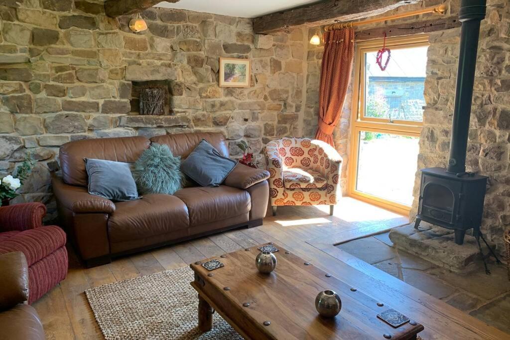 Stunning Secluded Peak District Luxurious Barn Leek Exterior foto